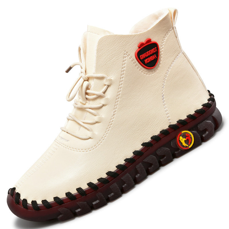 Hand-sewn Women's High-top Shoes